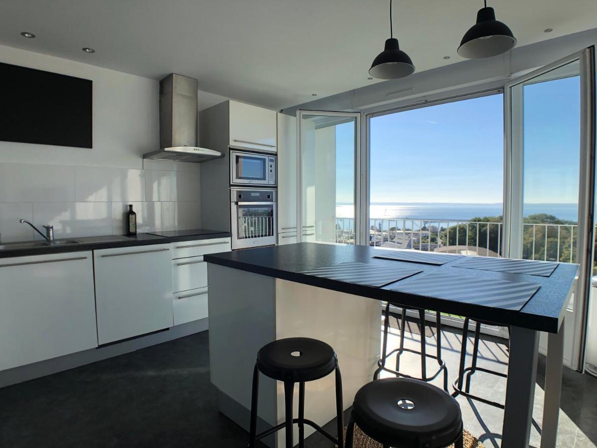 Superbe Appartement Avec Une Vue Mer Panoramique Brest Dış mekan fotoğraf