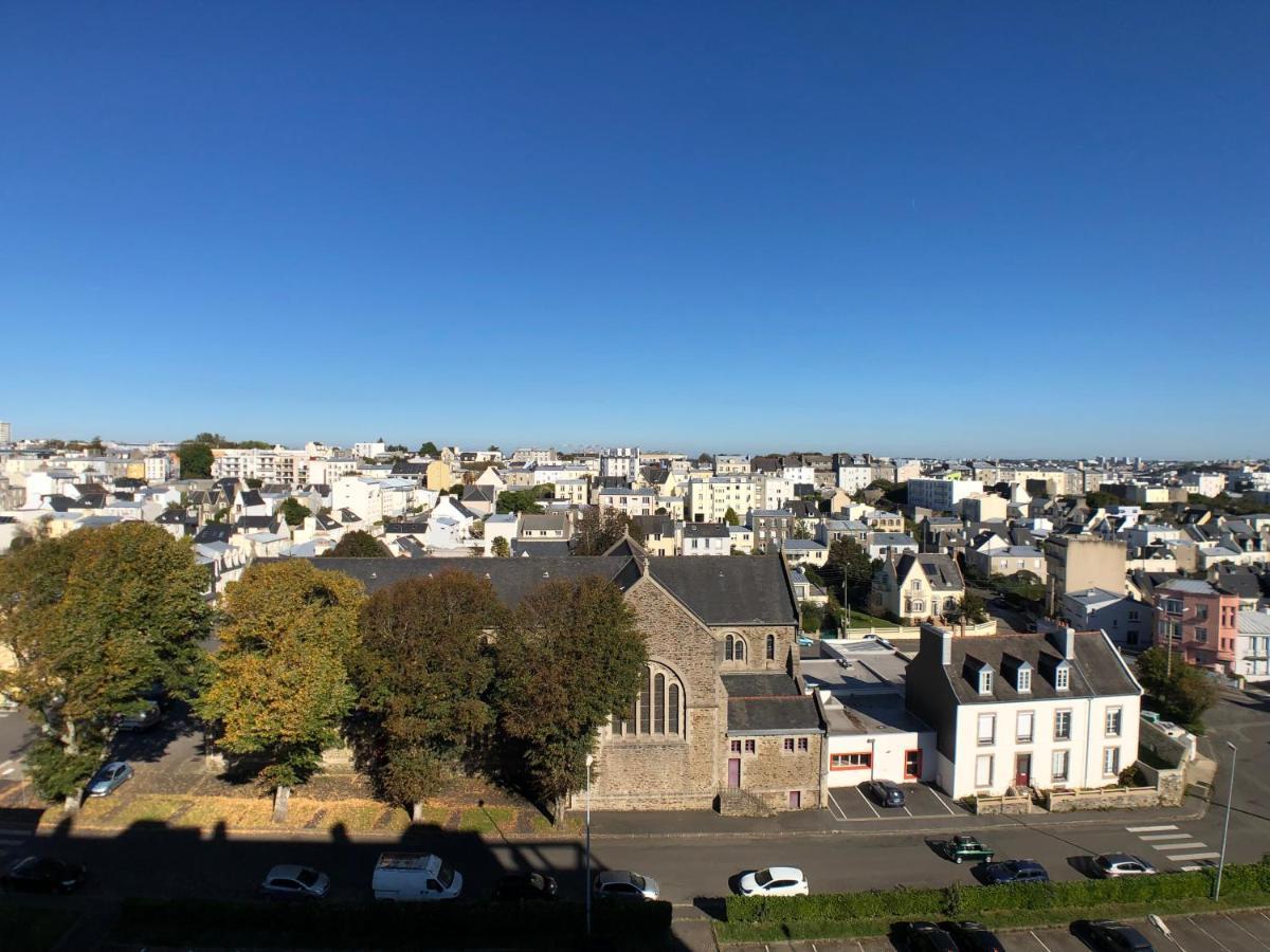 Superbe Appartement Avec Une Vue Mer Panoramique Brest Dış mekan fotoğraf